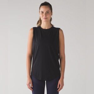 Lululemon athletica Black Brunswick Muscle Tee Tank Top 8